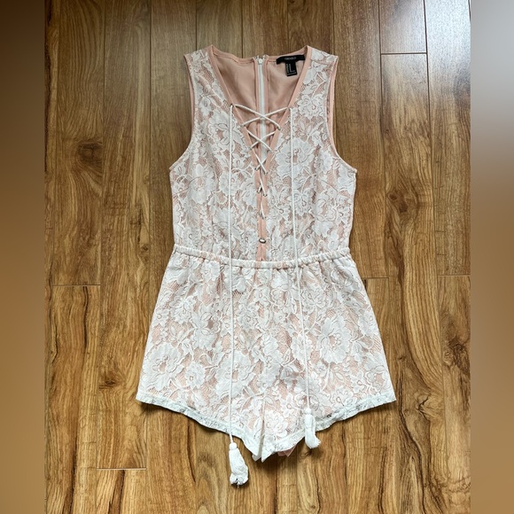 Forever 21 Lace Romper - Picture 1 of 5